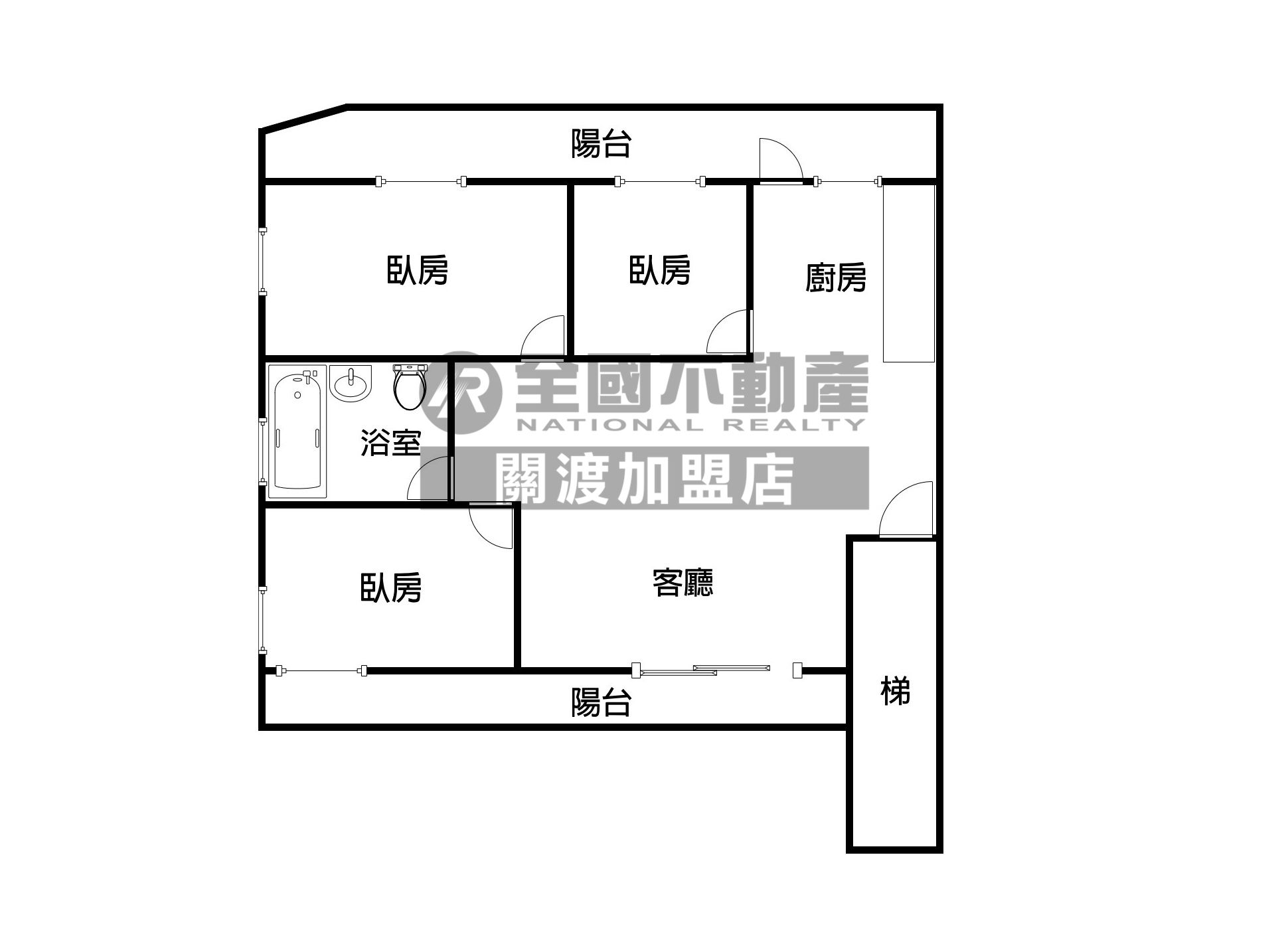 中和街超值邊間公寓_全國不動產張政誠0975-938-080