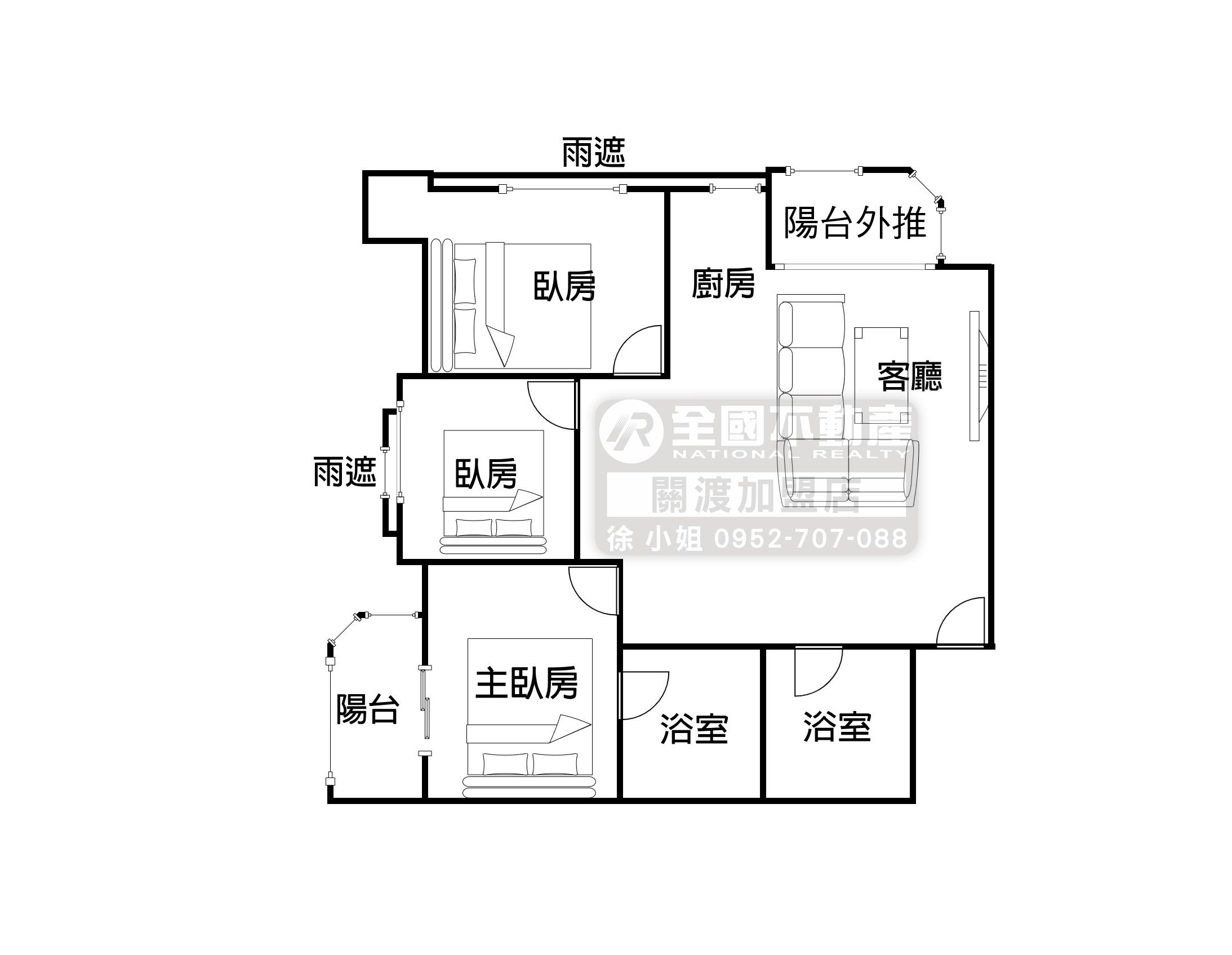 藝大景觀三房車_全國不動產徐小姐
