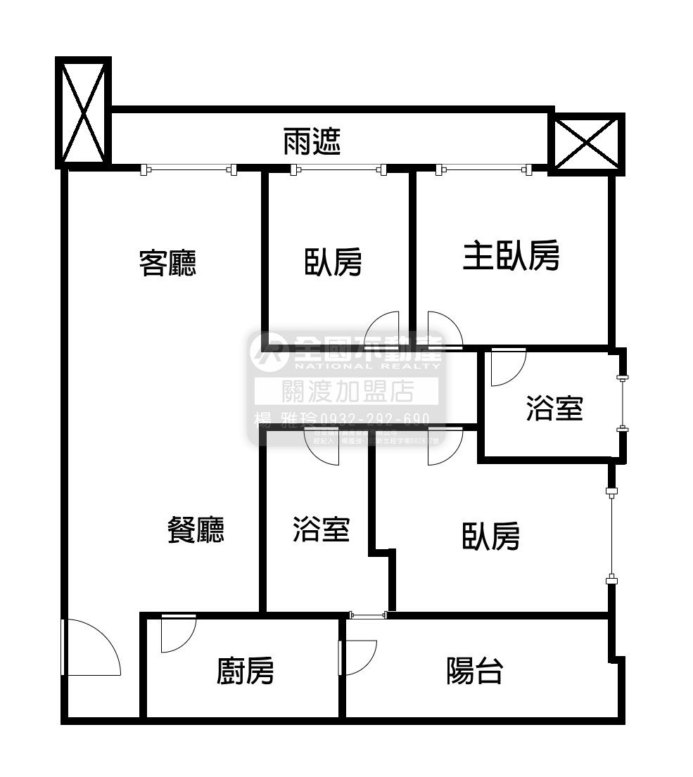 迎曦靜逸三房大平車_全國不動產