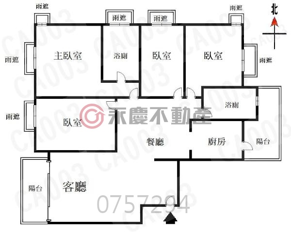 鄉林夏都高樓層｜大2房B1平車稀有2衛浴