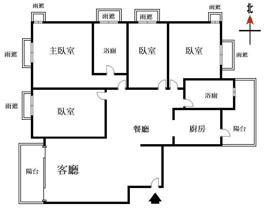 專任｜八期好市多捷運｜登陽豪宅｜精裝4房雙平車