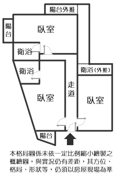 士林捷運•邊間明亮3房
