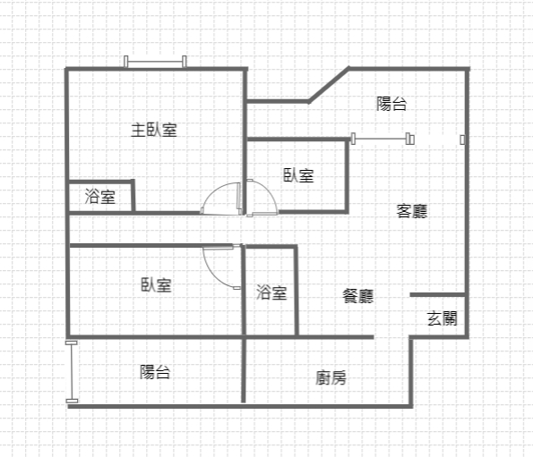 鴻儒天下幾何美學三房車位