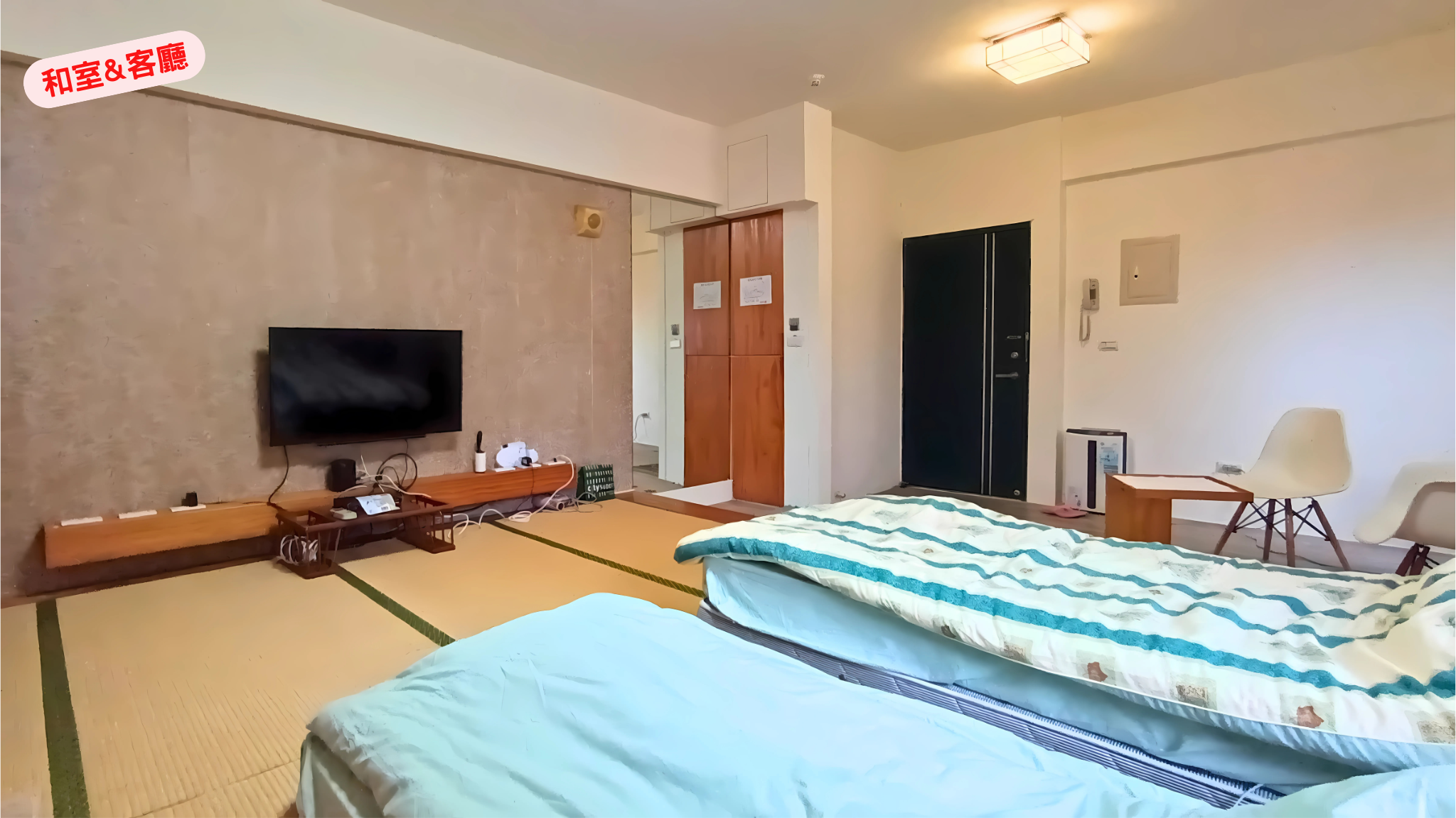 公園旁邊間塌塌米溫泉湯屋｜礁溪阿克｜山那邊社區