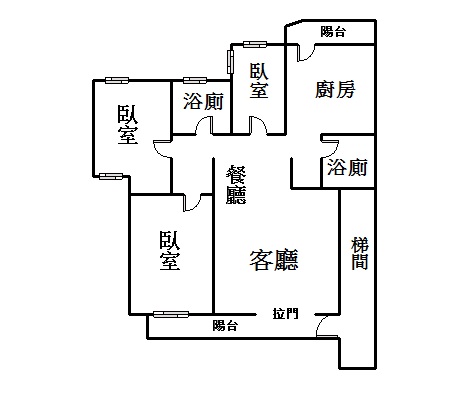 奇岩三面採光黃金２樓