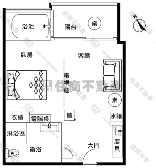 1796 綠意盎然山景溫泉套房