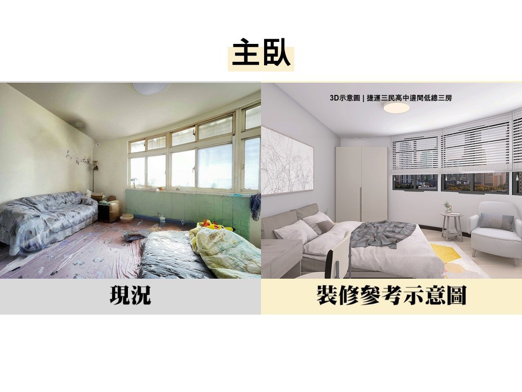 【獨家】三民捷運低總邊間三房美寓