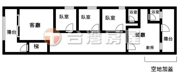 「🌈給孩子一個家」仁愛國小旁黃金3樓陽光三房