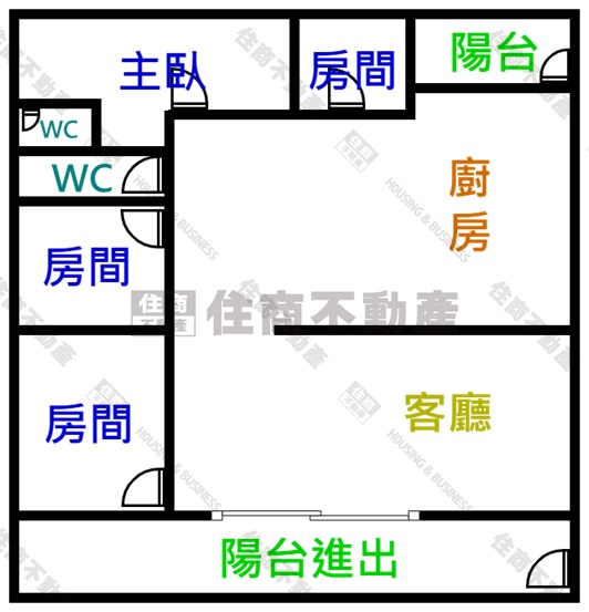 台南大學優質3樓4房樓寓