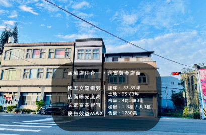 🚀 店住合一・角窗黃金店面 🔥 頭城超值物件釋出！ 🚀