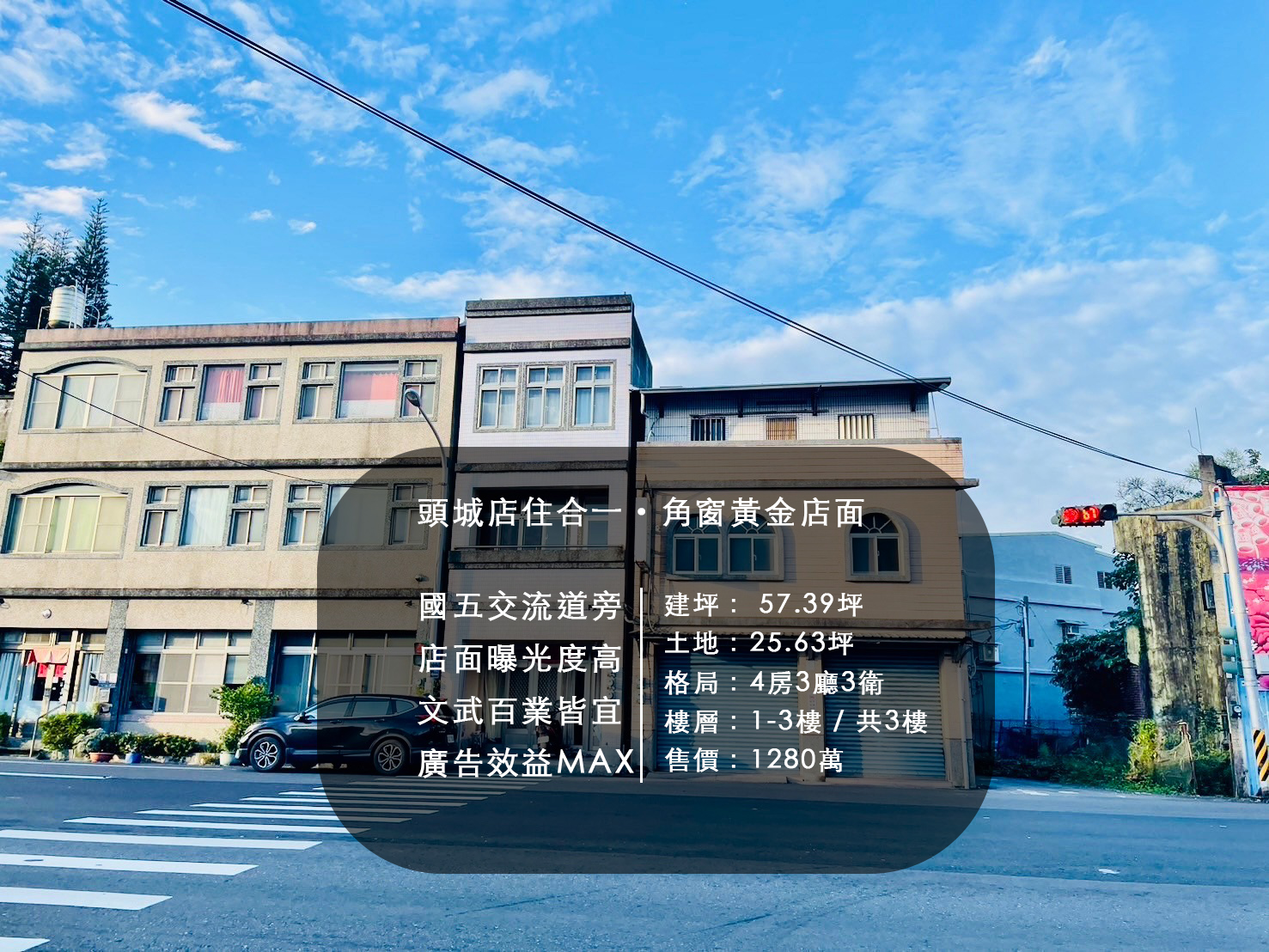 🚀 店住合一・角窗黃金店面 🔥 頭城超值物件釋出！ 🚀