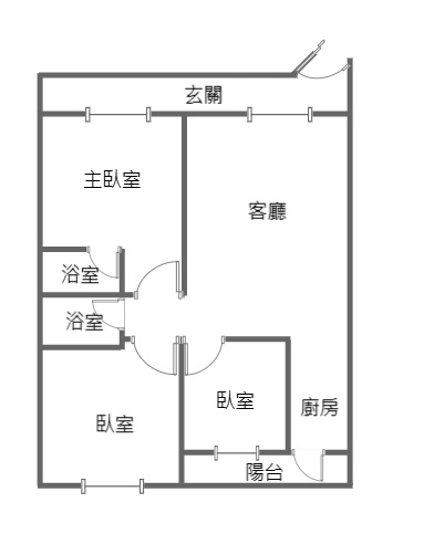 水湳商圈🌟十四期旁視野三房平車
