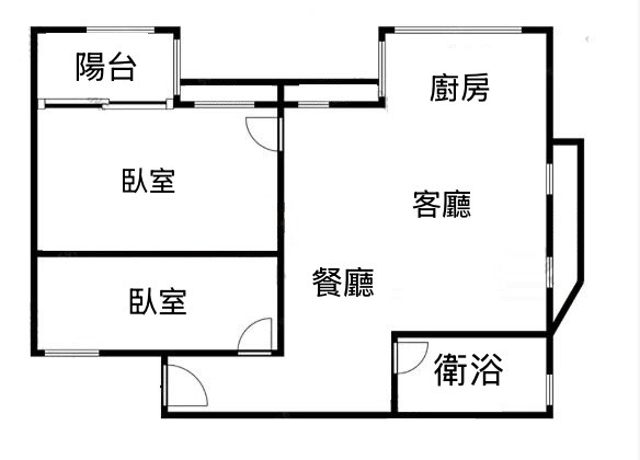 五期商圈好市多迪卡農邊間全新整理兩房平車
