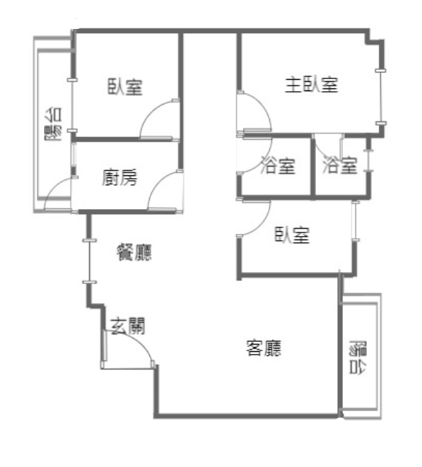 精忠國宅景觀三房平車