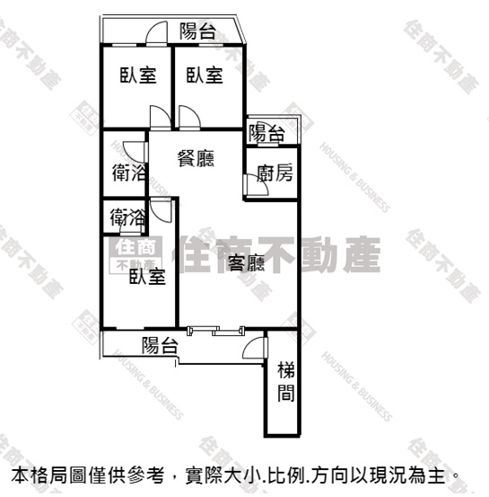 北市在旁，絕美三房-公寓模範生－住商活力小蔣