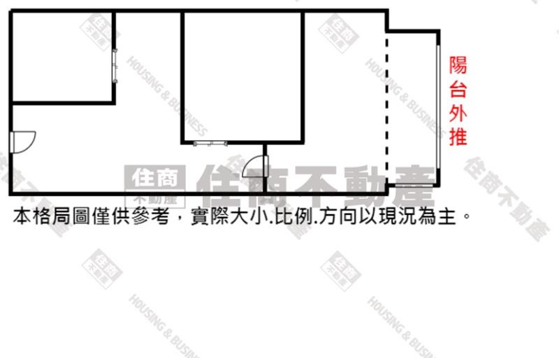 天龍國捷運旁電梯全新裝潢兩房－住商活力小蔣