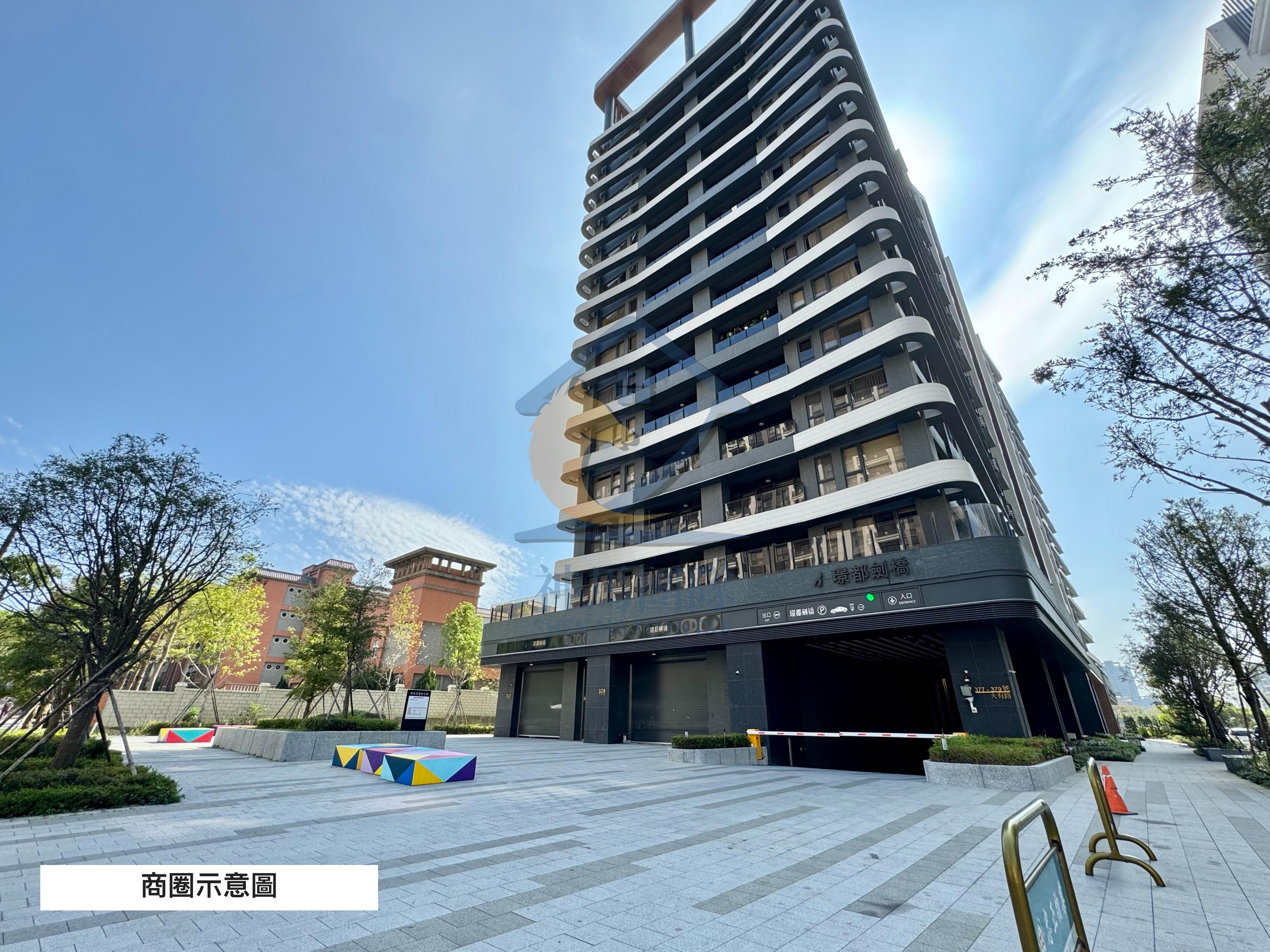 青埔買房買屋 璟都劍橋-大有國中旁百坪角間金店(S1、S2)